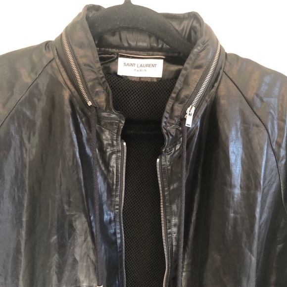 Saint Laurent Men’s lightweight Mesh lined Jacket - Picture 2 of 4